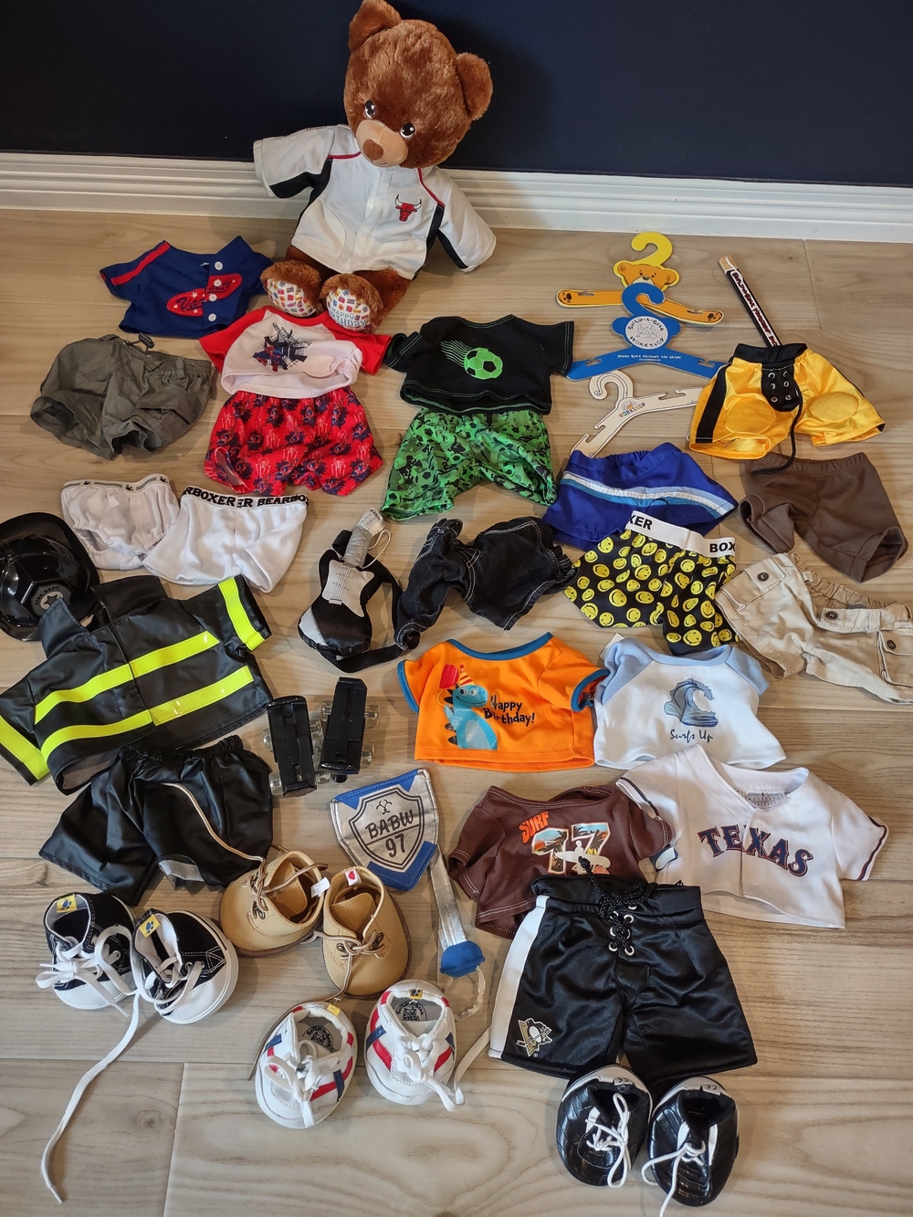 Build A Bear Clothes Outfits Boy Clothes Lot Bundle Clothing BAB Accessories